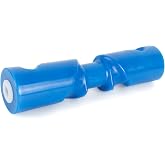 BALAVA 8in/10in/12in Self Centering Boat Trailer Keel Rollers,Boat Trailer Roller,Keel Rollers for Boat,Boat Rollers Bow Roller for Trailer Boat Trailer Accessories Fits 5/8" Shaft (Blue/Orange)
