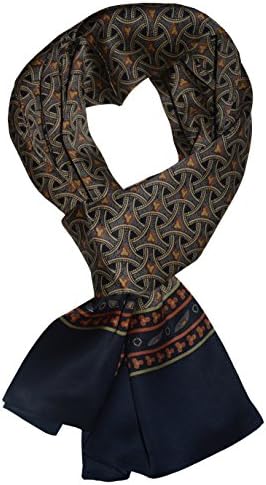 63" x 11" Man's 100 Pure silk scarf wrap Accessory gift