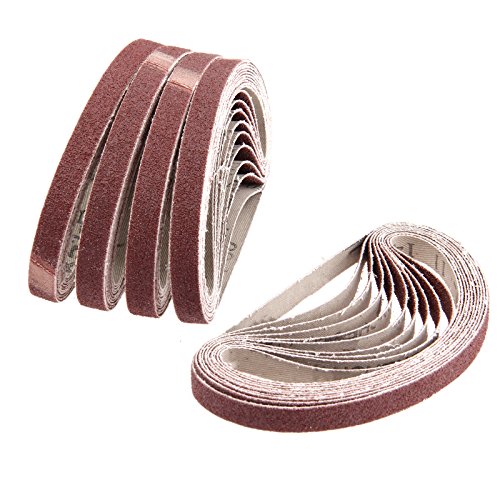 Belt Grinder - 50pcs 33010mm Abrasive Sanding Belt 80 Grit Oxide Sander Grinder Belt For Angle Grinder Accessories