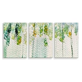signwin 3 Piece Canvas Wall Art Abstract Color...