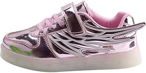 Toddler Little/Big Kid Boy Girl USB Flashing LED Light Shoes Sneaker