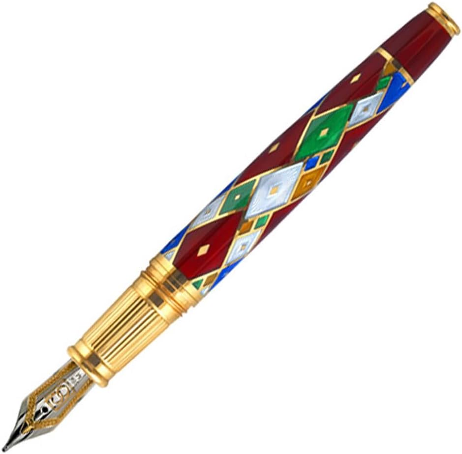 David Oscarson’s Harlequin Ruby Red Medium Limited Edition Fountain Pen
