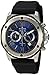 Bulova Marine Star Chronograph Mens Stainless Steel with Black Silicone Strap, Two-Tone (Model: 98B258)