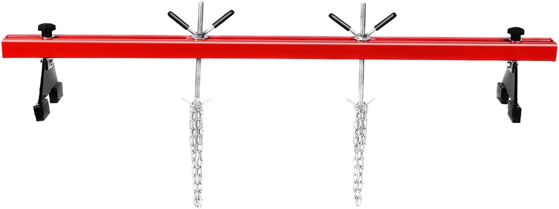 Goplus 1100lbs Engine Support Bar Transverse for Motor Tranny Transmission w/ 2 Points Lift Holder Hoist Dual Hooks: Automotive