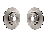 Front Disc Brake Rotors Pair For Acura RDX ILX