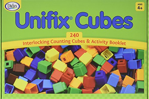 Didax Educational Resources Unifix Cubes for Pattern Building Set (240 Pack)