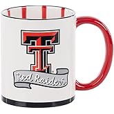 Glory Haus Collegiate Jumbo Coffee or Soup Mugs, Hand Painted 16oz Ceramic (Texas Tech)