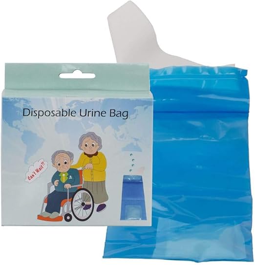 Disposable Urine Bags with Gel. 500 ml Pack of 2 (BA7241) by Bunzel