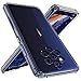 Nokia 9 PureView case, OUBA [Shock Absorbing] Air Hybrid Slim fit Armor Shockproof Drop Protection Crystal [Clear] Back Protective Case + TPU Bumper Cover Compatible for Nokia 9 PureView - Clear