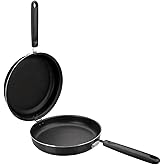 IBILI Nonstick Double-Sided Omelette Pan 7.8 Inch | Made in Spain | Frittata Frying Pan for Easy Flipping, Reinforced Cast Aluminum, PFOA-Free, Food-Grade, Induction Compatible, pancake Maker