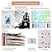 ITSTITCH Printed Cross Stitch Kits 11CT 18X25inch DIY Embroidery Starter Kits Easy Patterns Embroidery for Girls Crafts DMC Stamped Cross-Stitch Supplies Needlework Fairy Tale Castle