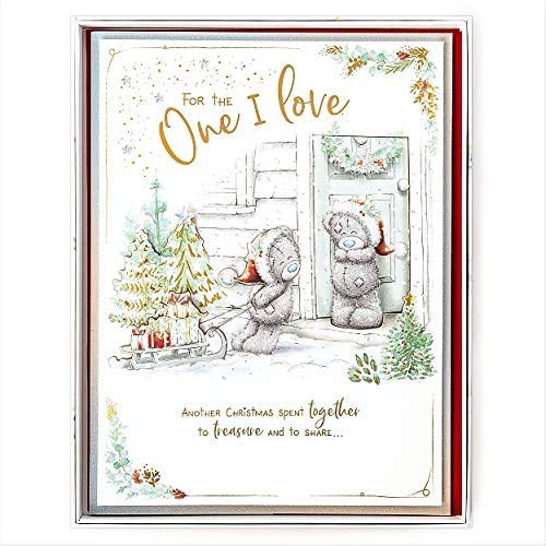Me To You Bear One I Love Luxury Boxed Christmas Card