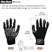 CFTech Pet Grooming Gloves Gentle Deshedding Gloves Brush - Efficient Pet Hair Remover - Massage Mitt Tool with Enhanced Five Finger Design - For Dogs, Cats, Horses - Long and Short Fur (Black)