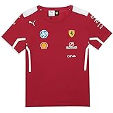 PUMA Scuderia Ferrari F1 2025 Kids' Team Tshirt - Red