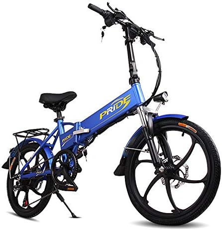 ENGWE Folding Electric Bike with 48V 8AH Removable Lithium-Ion Battery with 250W Motor and 6 Speed Shifter