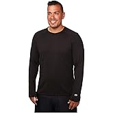 Hot Chillys Men's Clima-Tek Crewneck Active Base Layer | Breathable Moisture-Wicking Relaxed Fit Long Sleeve Thermal Shirt