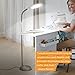 Newhouse Lighting NHFL-AP-OW Apollo LED Floor Lamp Energy-Efficient Natural Reading Artists Crafts Adjustable Gooseneck Task Light, Off White