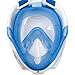 TRIBORD SUBEA Easybreath Full Face Snorkel Mask Anti-Fog (Latest Version) with Camera Fixation and Microfiber Cloth 6.6