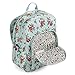 Vera Bradley Women's Cotton Campus Backpack, Water Bouquet, One Size