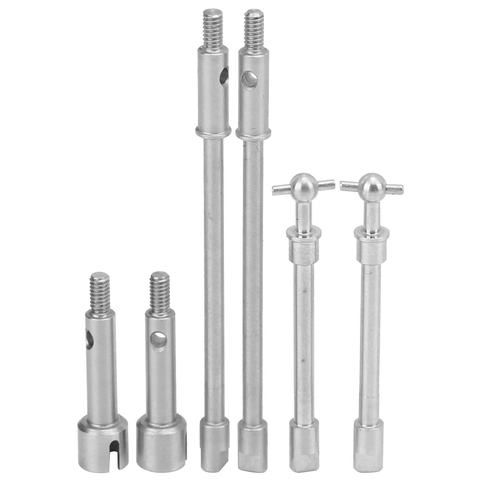 RC Drive Shaft, Stainless Steel Front Rear CVD Drive Shaft Set Available for Axial SCX24 90081 1/24 RC Car