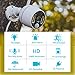 YESKAMO Wireless Security Camera Outdoor 3MP Floodlight IP Camera Audio Camera with Siren Alarm,Two Way Talk, Color Night Vision, Motion Detection