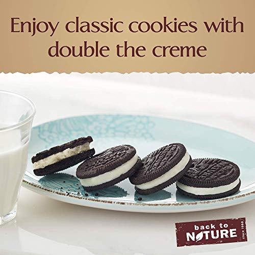 BACK TO NATURE DOUBLE CREME SANDWICH COOKIES – DAIRY FREE, NON-GMO, MADE WITH WHEAT FLOUR, DELICIOUS & QUALITY SNACKS, 10.7 OUNCE