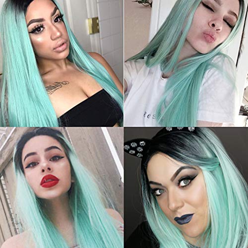 Captivating Mint Green Wig Abstract Concept Captivating Mint Green Wig Abstract Concept