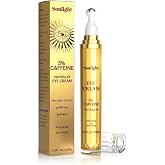 Eye Serum, 5% Caffeine &amp; Retinol, Anti Aging Under Eye Cream, Firm Lift Sagging Skin, Smooth Fine Lines, Fade Dark Circles &amp; Eye Puffiness, Brightening Eye Skin (0.5 fl oz)