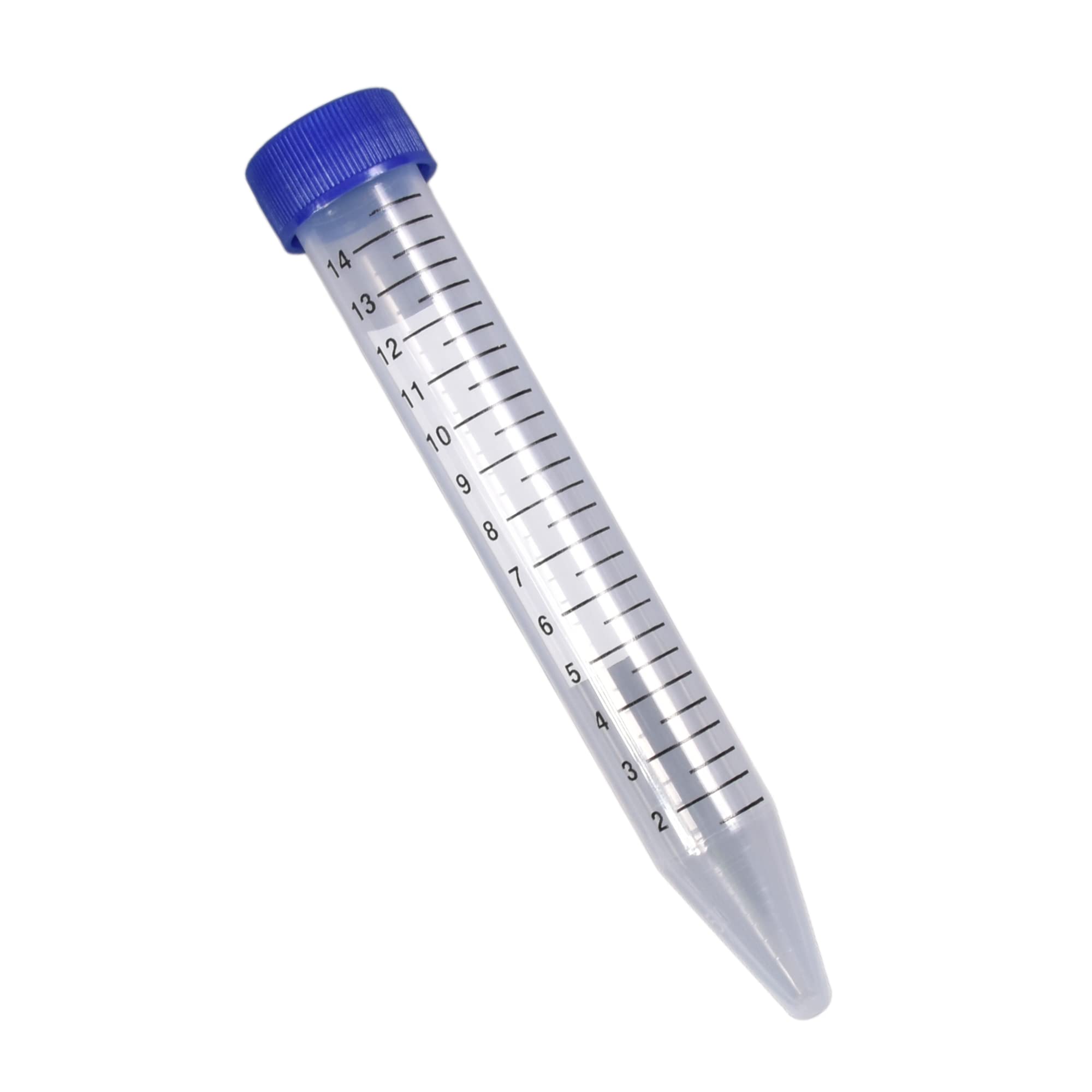 Labsales 15ml PP Universal Centrifuge Tube/Bottles for lab specimen and samples, Completely Sterile, Water/Leak Proof, 50 and 500 Tubes Available (Bag of 50)