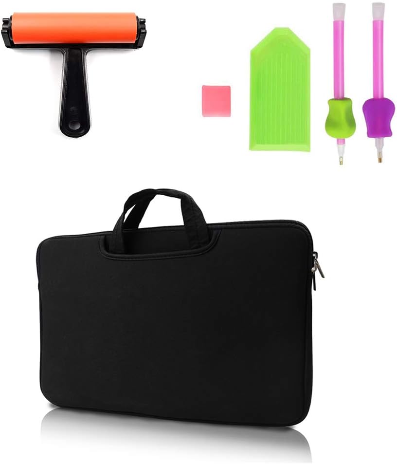 Diamond Painting Light Pad Case, Light Box Protective Case, Diamond Painting Grip Pens,5D Diamond Painting Roller, Ideal Pressing Accessories Tools for Adults Full Drill 5D Diamond Painting Kits