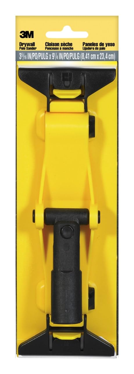 3M DRPS-0010 Drywall Quick Clip Pole Sander, 3-5/16 in. by 9-1/4 in. Sanding-sponges, Tool