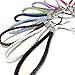 Onkuey 10pcs Braided PU Wrist Straps Lanyard, 7 inch Durable Leatherette Hand Strap for Cellphone/Phone Case/Purse/Keychain/iPod/PSP/Wii/USB Drives