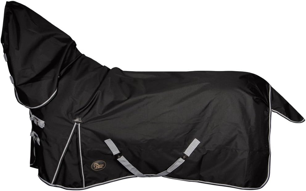 Harry's Horse 32204712 - 155 cm Thor Combo Stretch Limo, Rain Cover L, Black
