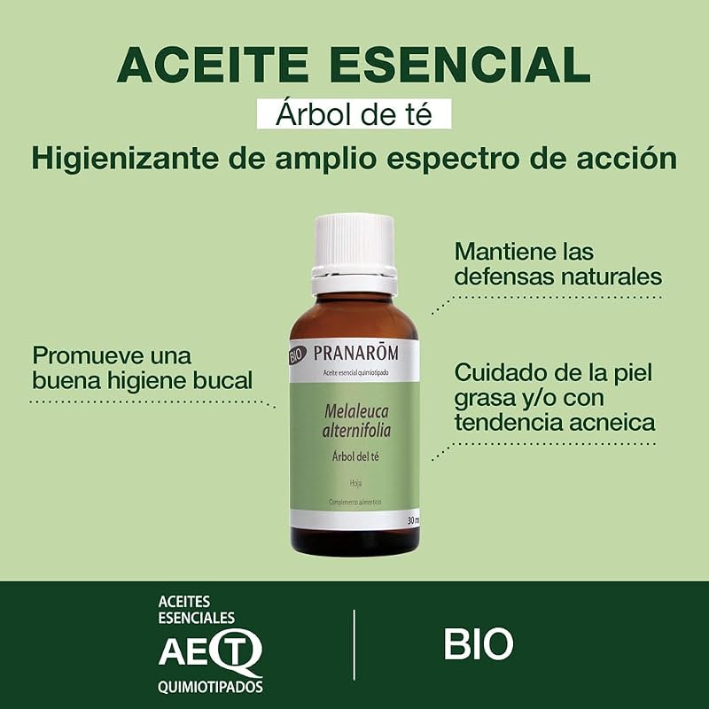 Aceite Esencial Árbol de Té BIO 30 ml – Defensas Naturales HECT