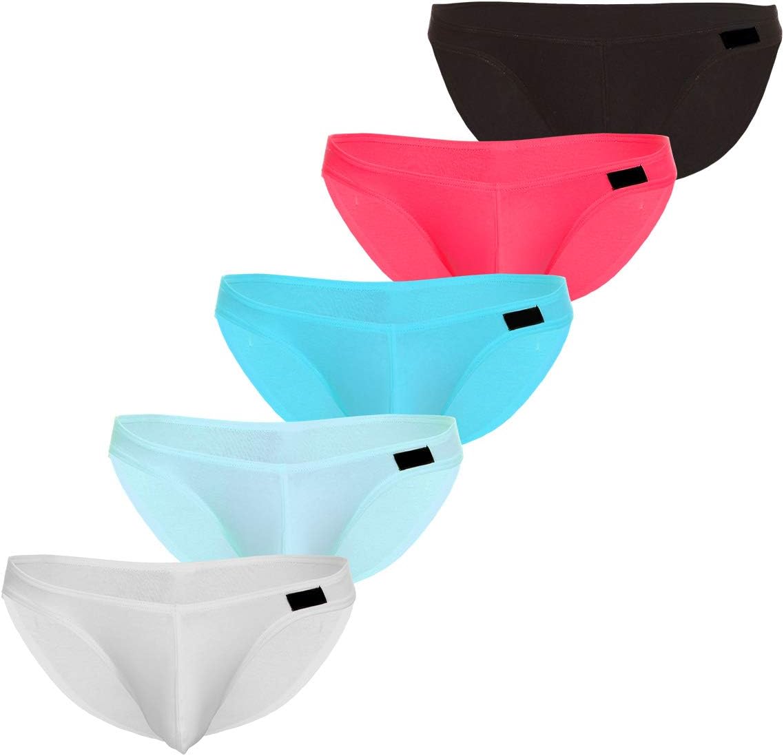 Men's Cotton Sexy Underwear Briefs Pouch Tangas Bikinis