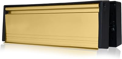 Xfort MailPlate 12" Letterplate Polished Brass by UAP for 20-40mm doors