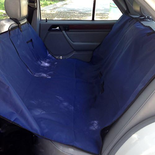 Pet Car Seat Cover for Car, Truck or SUV - Zippered Adjustable Full or Partial Hammock - Protects Rear Seats from Dogs, Kids and Spills - Adds Space and Safety for Dogs - Durable, Water Resistant