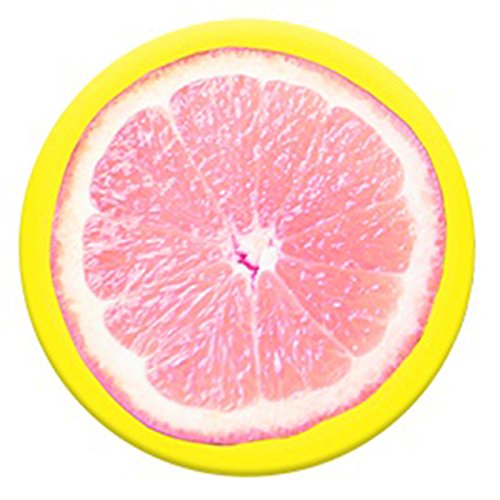 Multi-Function Holder,Amstand Expanding Stand Pop Grip Mount Socket For all Smartphones and tablet devices, Fashion Air Sac Cell Phone Holder (LaurDIY Grapefruit)