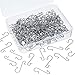Tatuo 201 Pieces Christmas Ornament Hooks Ornament Hangers Xmas Metal Wire Hooks with Storage Box for Christmas Tree Decoration (Silver)
