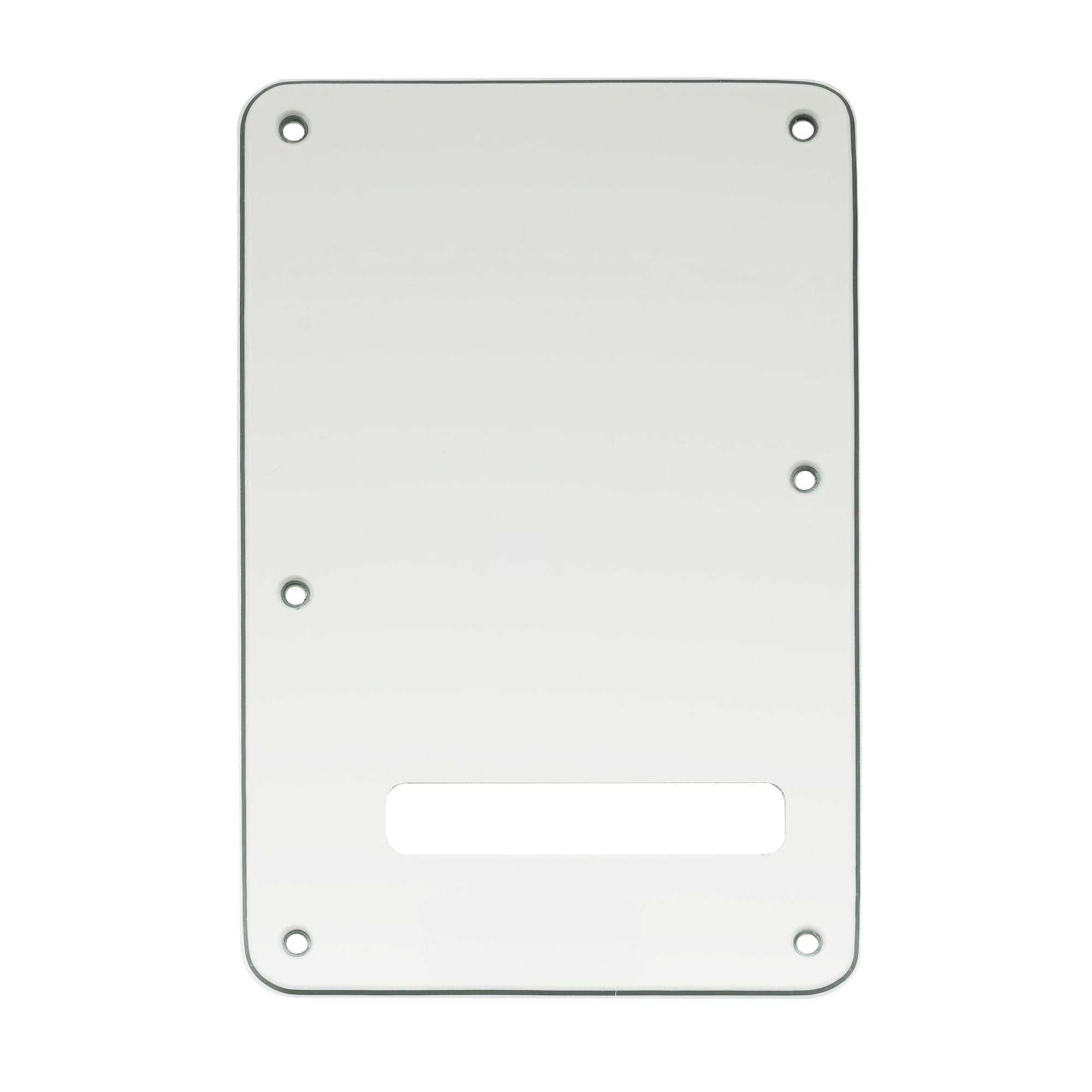 Musiclily Guitar Strat Back Plate for Fender USA/Mexican Stratocaster Standard Stratocaster Modern Style, 3Ply Parchment — image 1