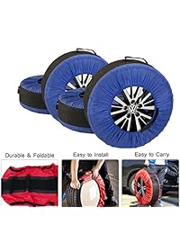 FLR   Cubierta para neumáticos de repuesto ajustable, impermeable, 30 pulgadas, 4 unidades