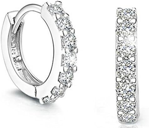 925 Sterling Silver Circle Endless Hoops Earrings