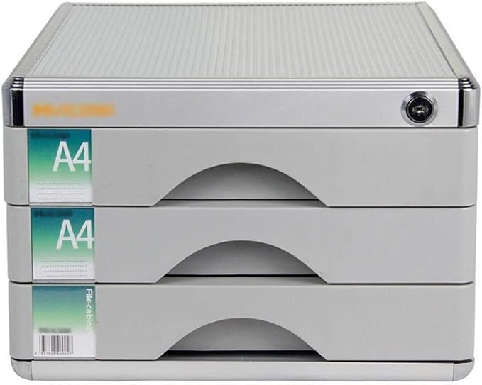 Archivador Escritorio archivador, aleación de Aluminio de 3 Capas de