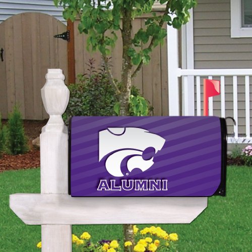 VictoryStore Yard Sign Outdoor Lawn Decorations: Kansas State University Magnetic Mailbox Cover (Design 1).