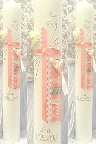 VT-14 Christening / Communion Candles for Boys or Girls 400/40 mm including Accessories for Writing on the Candle