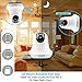Wifi Baby Monitor Camera Audio 1080p Wireless, Two Way Audio Pet Cameras Security System Surveillance HD Home Indoor for Infant Nanny Pet Garage Elder with Motion Detection Night Vision, Pan Tilt Zoom