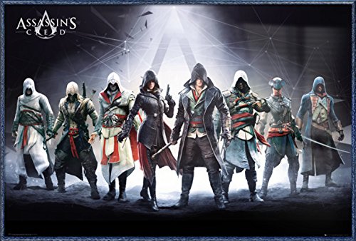 Assassin's Creed: Syndicate - Framed Gaming Poster / Print (The Assassins - Characters (Size: 36" x 24")