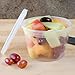 SunnyCare® 16 oz.Microwavable Translucent Plastic Deli Container with Lid -(Case of 250)