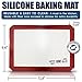 Stainless Steel Sheet Pan 15.5 x 11.5 inch Cooling Rack & Silicone Baking Mat Set - Extra Durable Cookie Sheet, Oven Safe non-toxic Heavy Duty Bake ware. for Roasting Bacon, Vegetables, and Cake.