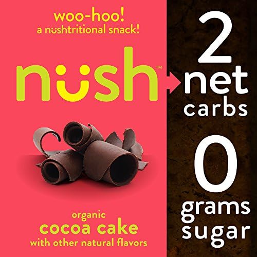 Cocoa Breakfast Cakes, 12-Pack Box, 2 Net Carbs, Gluten-Free, 0 Grams Sugar, Organic,